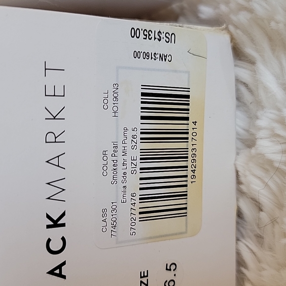 WHBM Emilia Smoked Pearl Heels - Picture 7 of 8